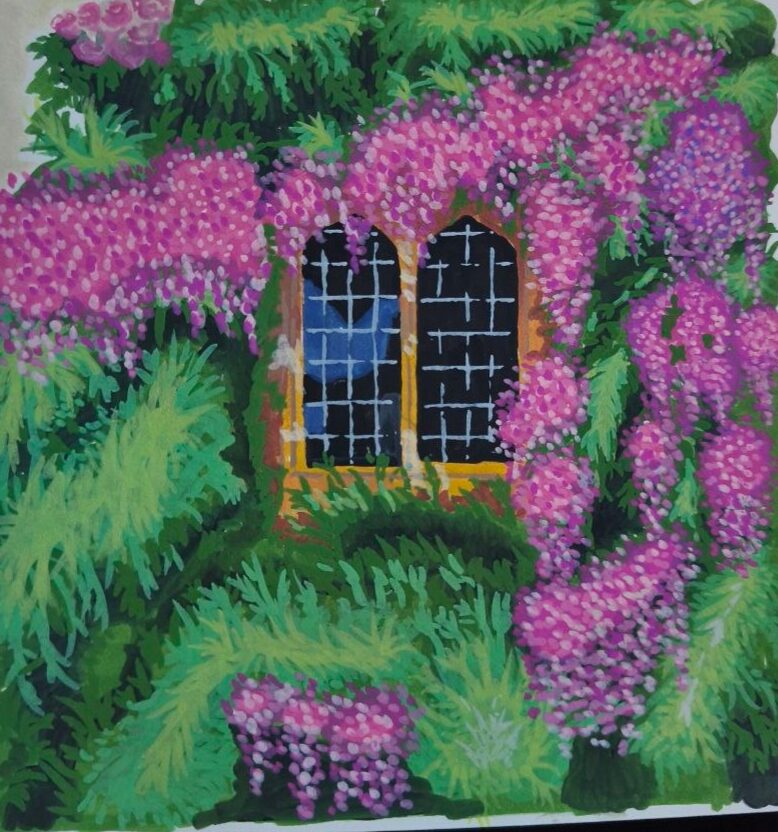 Ventana en flor